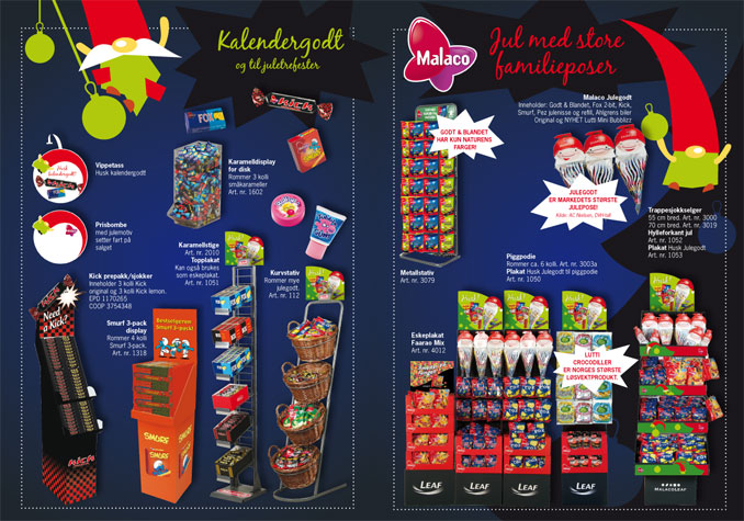 Julenisse for Leaf julekampanje illustrajon og design